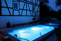 Illuminated pool